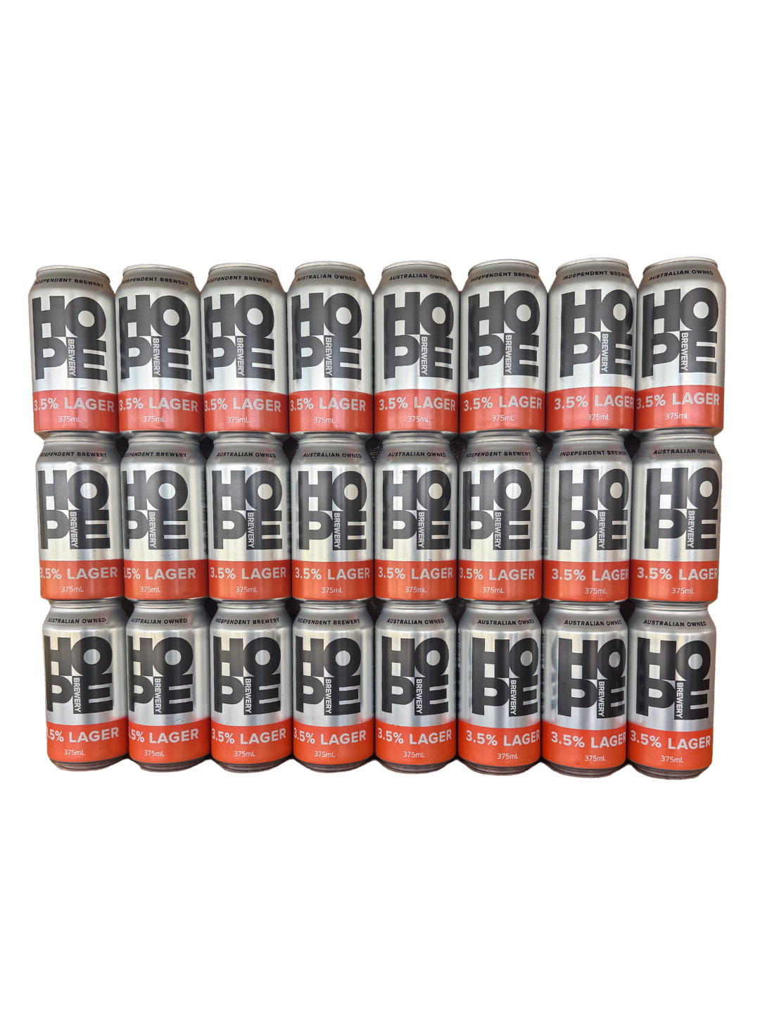 CASE OF LAGER 3.5% I 24 x 375ML I 24 CANS