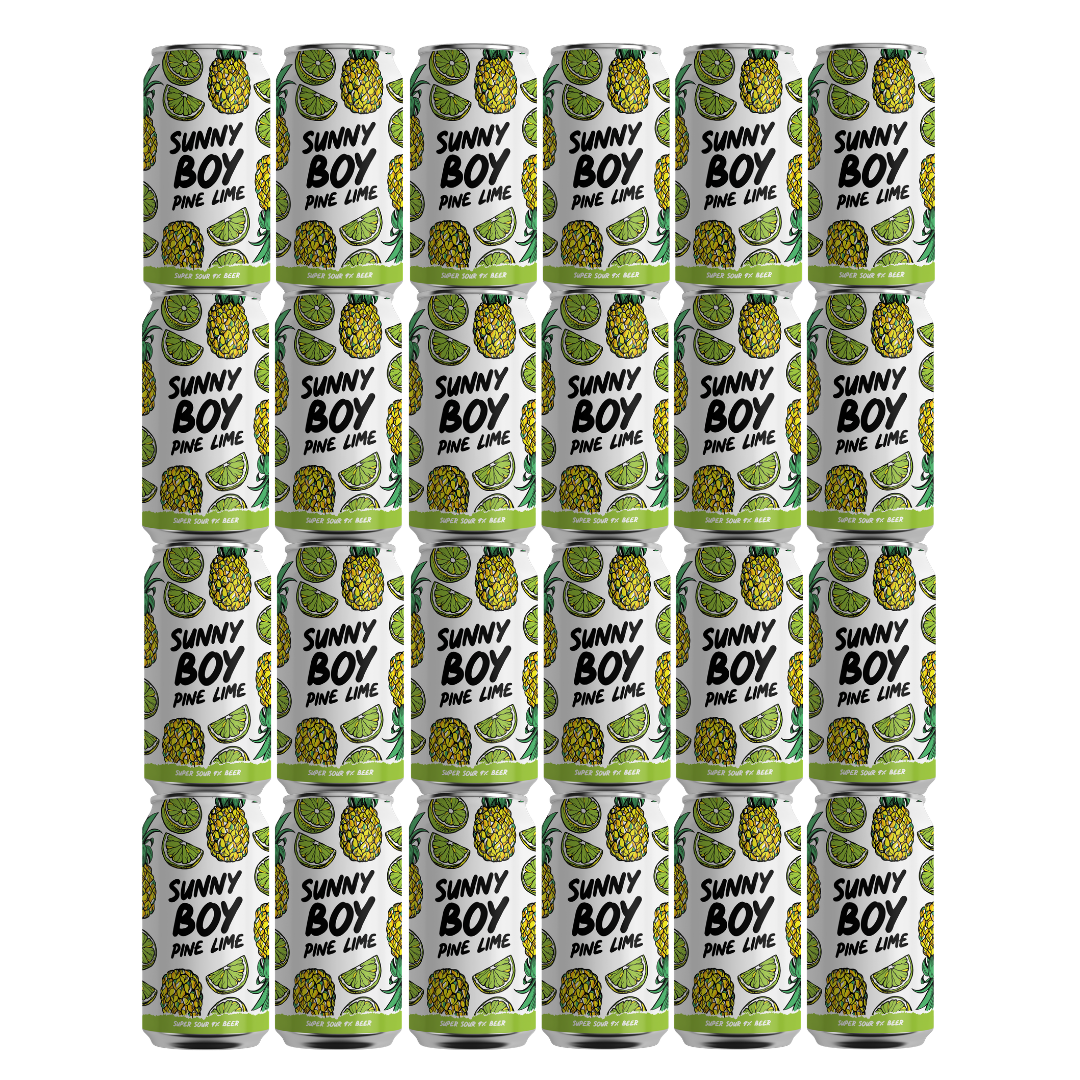 SUNNY BOY PINE LIME SUPER SOUR 24 X 375mL