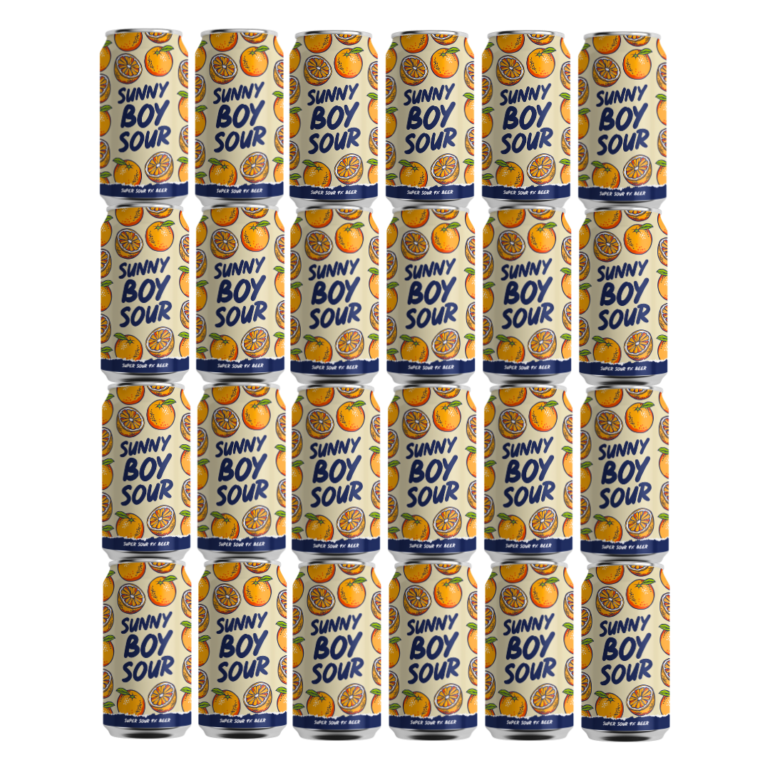 SUNNY BOY ORANGE SUPER SOUR 24 X 375mL