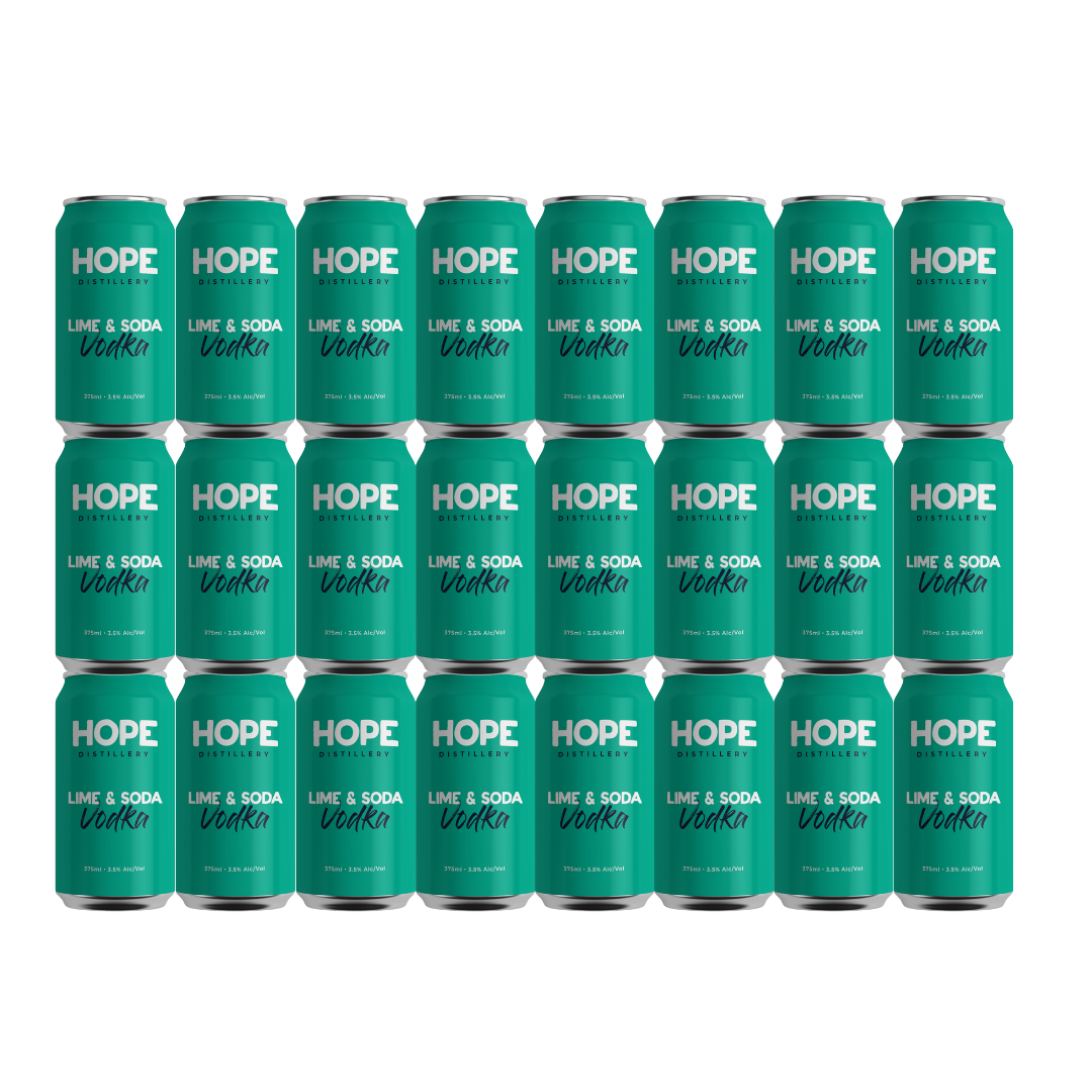 CASE OF VODKA LIME & SODA I 24 x 375ML CANS
