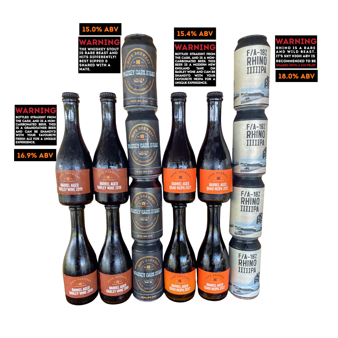 16PK OF VERY STRONG BEERS