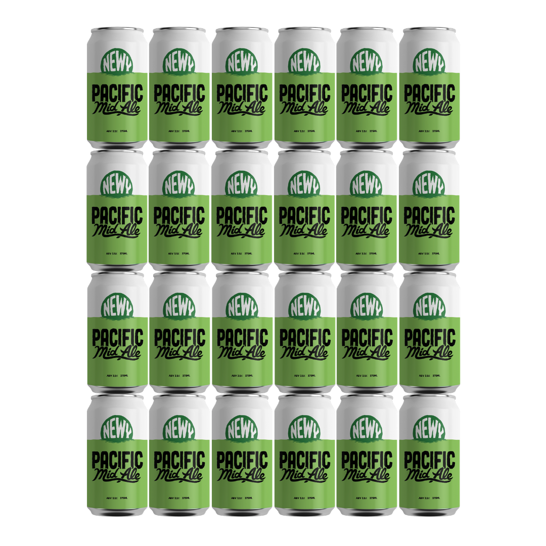 CASE OF NEWY MID ALE I 24 x 375mL CANS