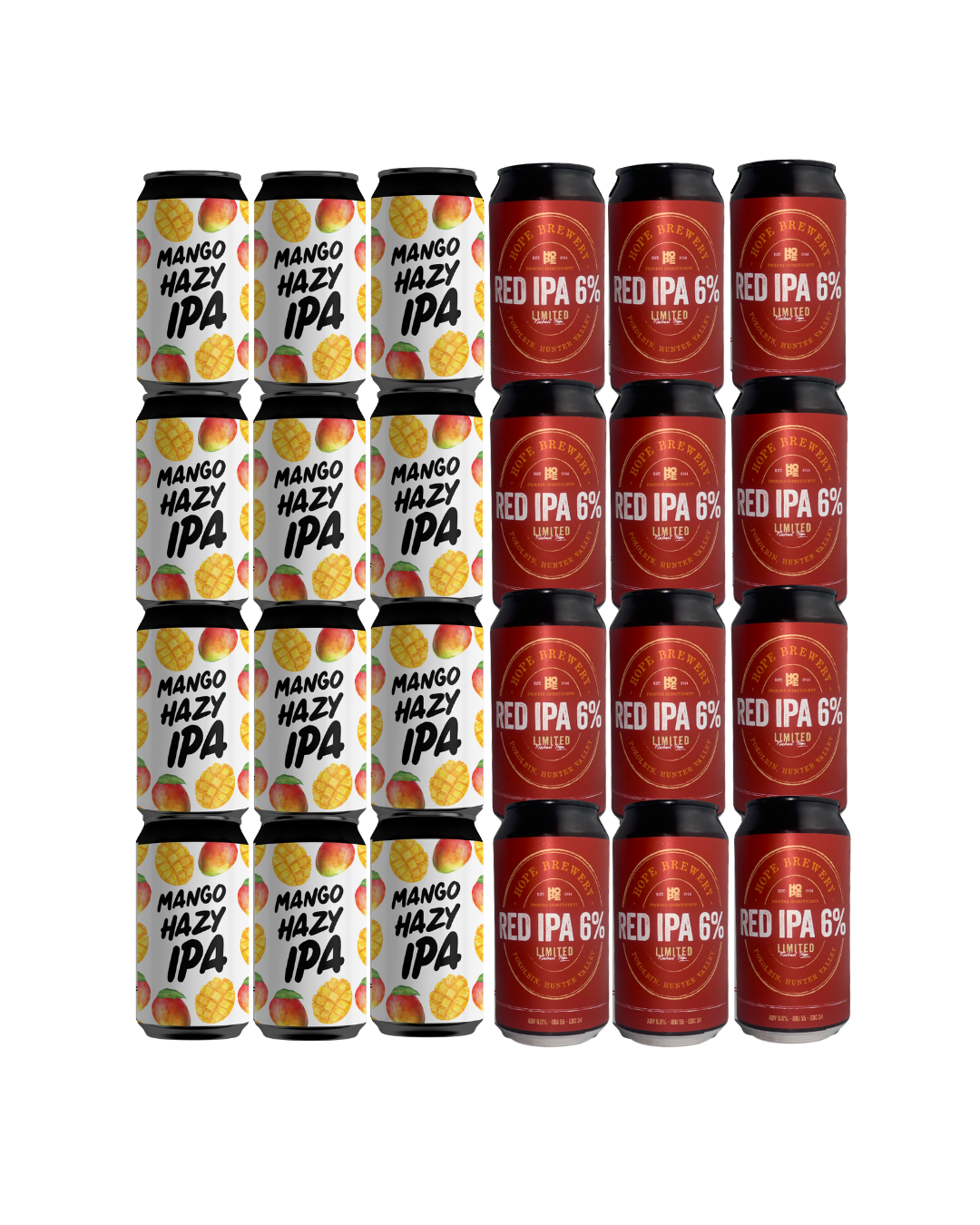 50/50 MANGO / RED IPA CASE 24 X 375mL CANS