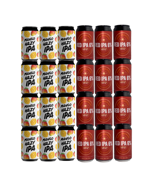 50/50 MANGO / RED IPA CASE 24 X 375mL CANS