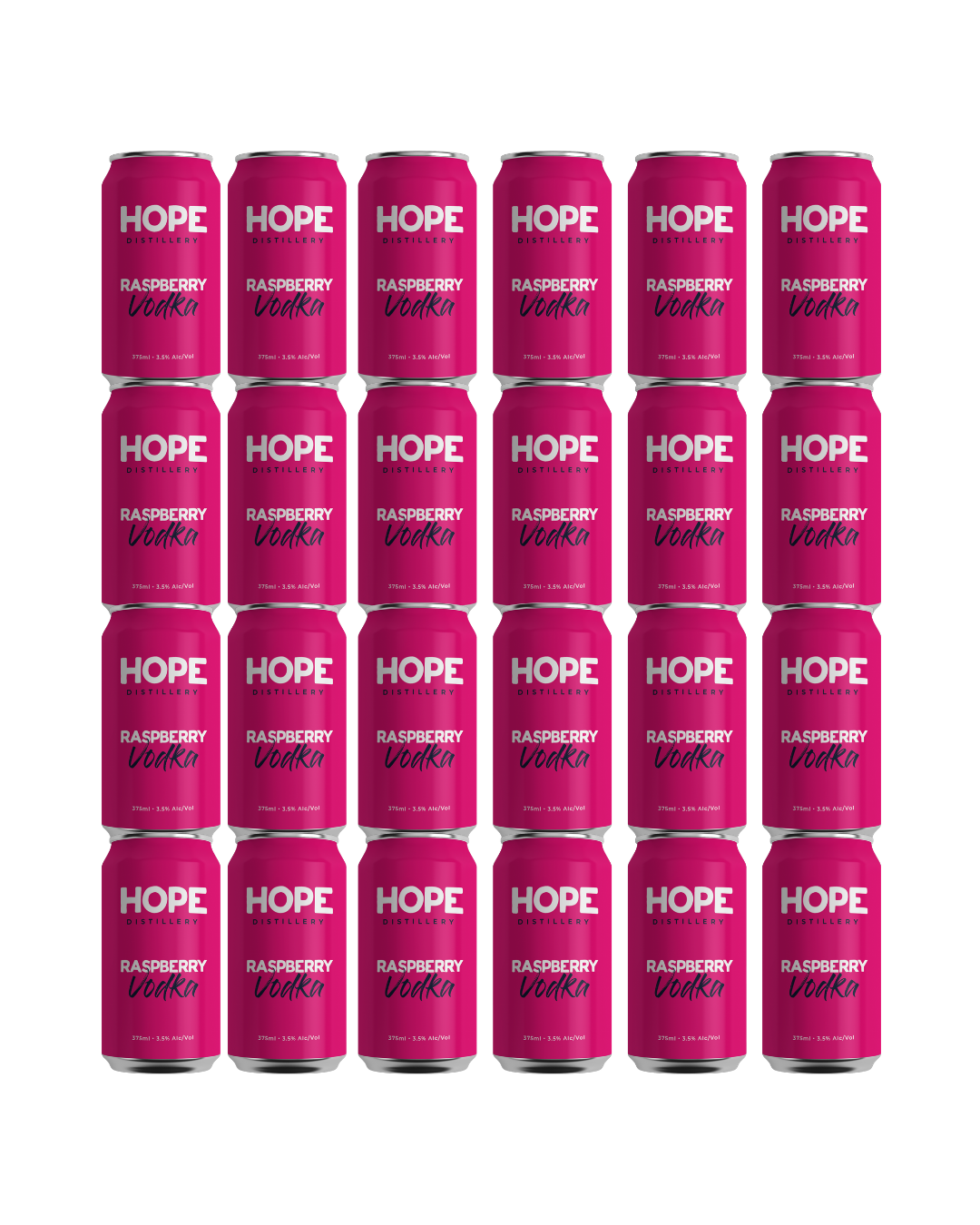 VODKA RASPBERRY 24 X 375mL