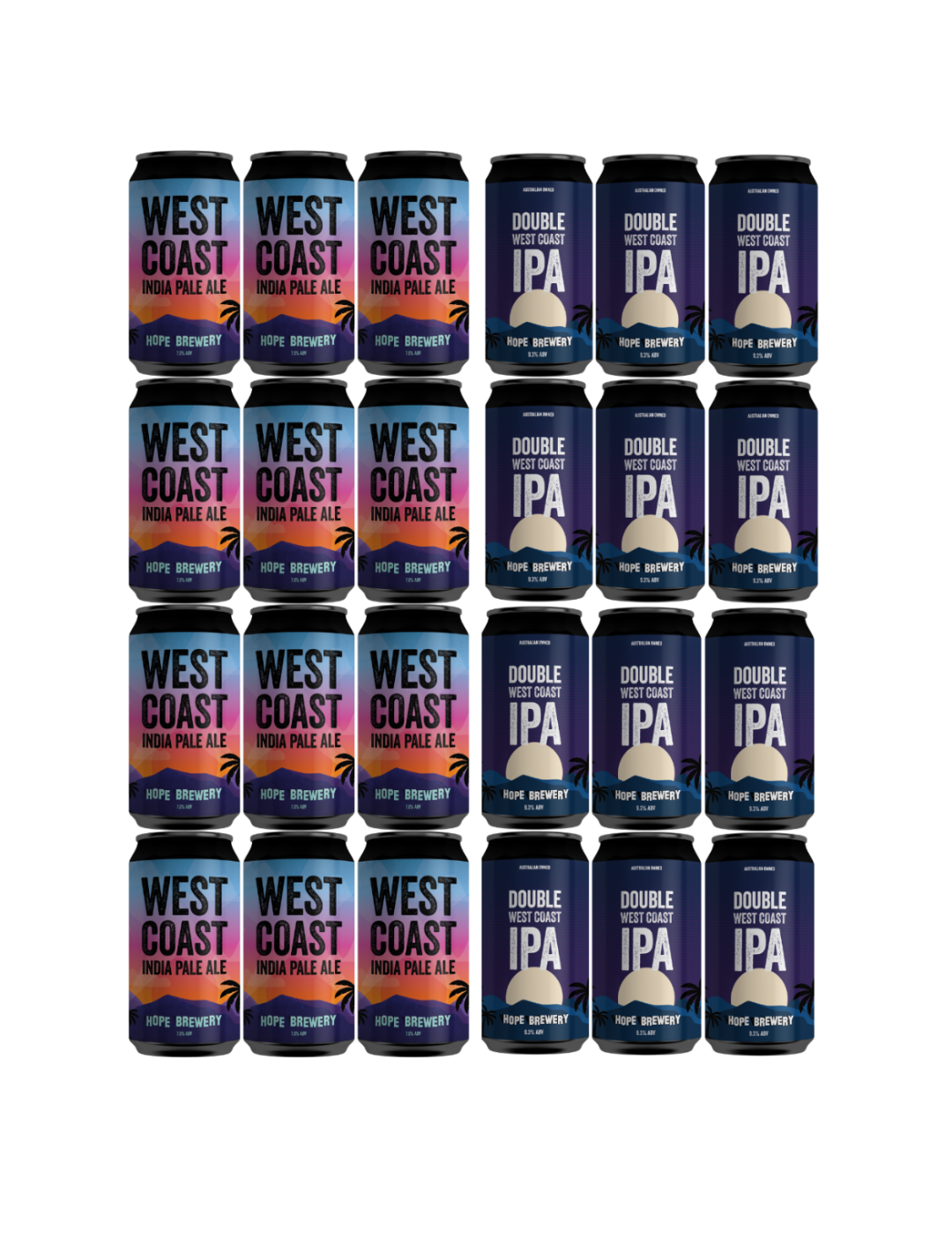 50/50 WEST COAST IPA's CASE 24 X 375mL CANS